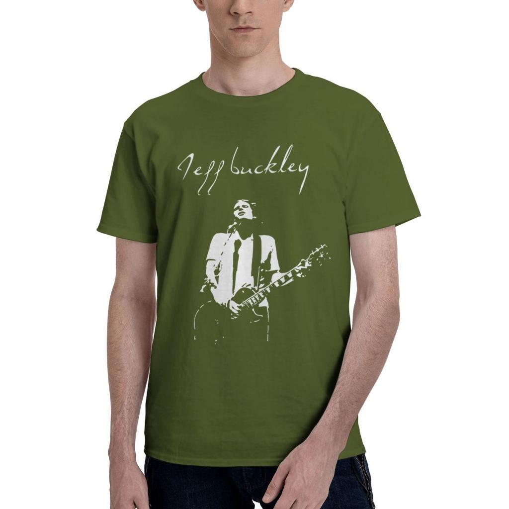 JEFF BUCKLEY Konzerttour Geschenk 1 100% Baumwolle Lässig Atmungsaktiv Bequem Kawaii Fußballtrikots 2025 T-Shirt Herren