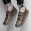 FashionGenuine Leather Casual Shoes for Men Mens Sneakers Luxury Brand Man Breathable Comfortable Male Shoes Skate Driving Shoes