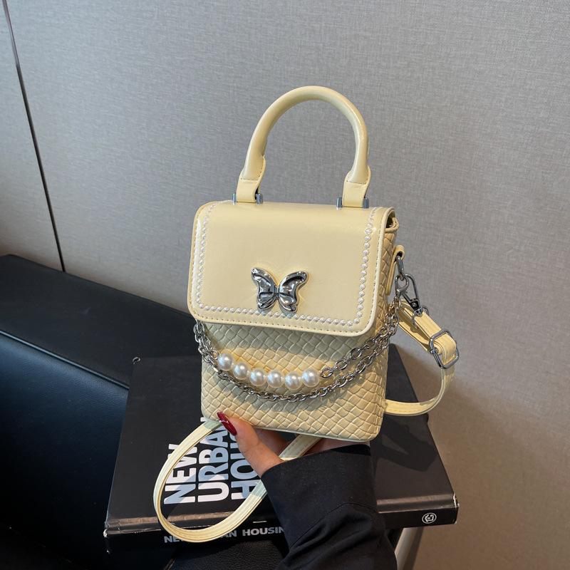 

Сумка нишевого дизайна высокого класса женская новая универсальная портативная маленькая квадратная сумка весенне-летняя модная сумка жёлтый