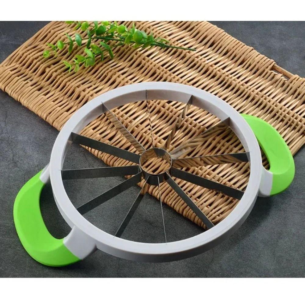 Stainless Steel Watermelon Slicer Handheld Melon Divider Convenient Fruit Cutter  Food Processing