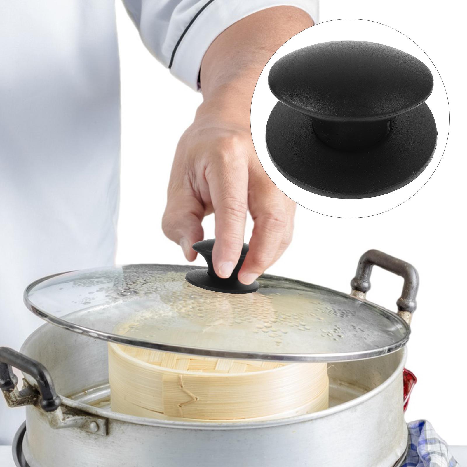 

Крышка Ручка Аксессуары для кастрюль Крышка Ручки Сковорода с защитой от ожогов PP Маленькие ручки Износостойкие чёрный