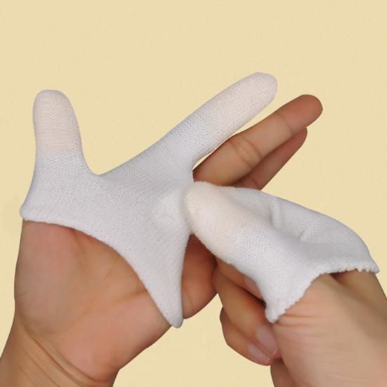 Hundezahnbürste Zahnpflege Weiche Baumwolle Zwei-Finger-Zahnbürste Katze Hund Oral Zähne