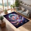 FC Bayern München Bedruckter Flanell Teppich rutschfest weich Polyester Boden Teppich Indoor Dekor Matte für Schlafzimmer Wohnzimmer Sofa Spielzimmer Heimdekoration
