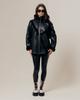 Double-sided Sheepskin Coat RR Designer 7590 44 Black
