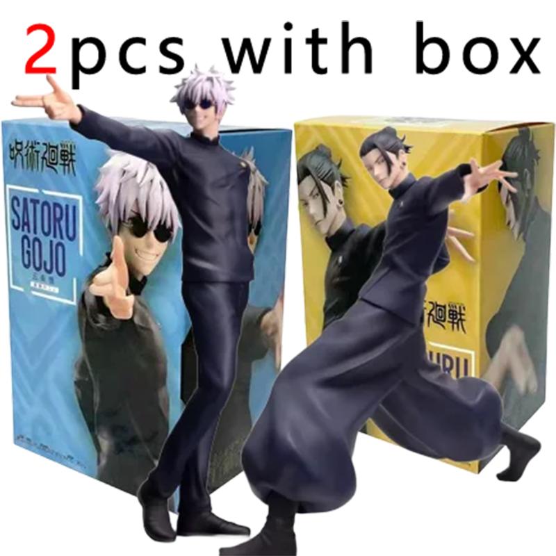 17cm noodle stopper jujutsu kaisen anime figure gojo satoru action figure geto suguru figurine pvc adult collection model toys