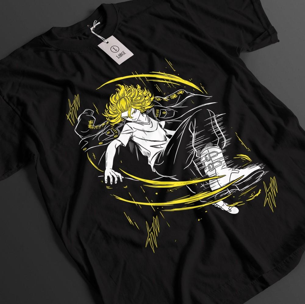 

Tokyo Revengers Shirt Manjiro Sano Tshirt Mikey Tee Draken T-Shirt Takemichi Top S