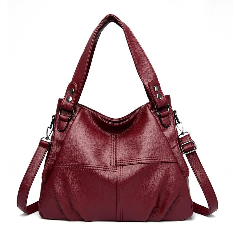 Damenhandtasche, Tasche für Frauen mittleren Alters, Neue Tragetasche, Damenhandtasche, Große Kapazität Achsel-Umhängetasche, Vielseitige Umhängetasche