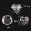 10/30 Piece Diamond Box Plastic Empty Nail Art Decoration Storage Box, Nail Glitter Rhinestone Jewelry Bead Accessory Container