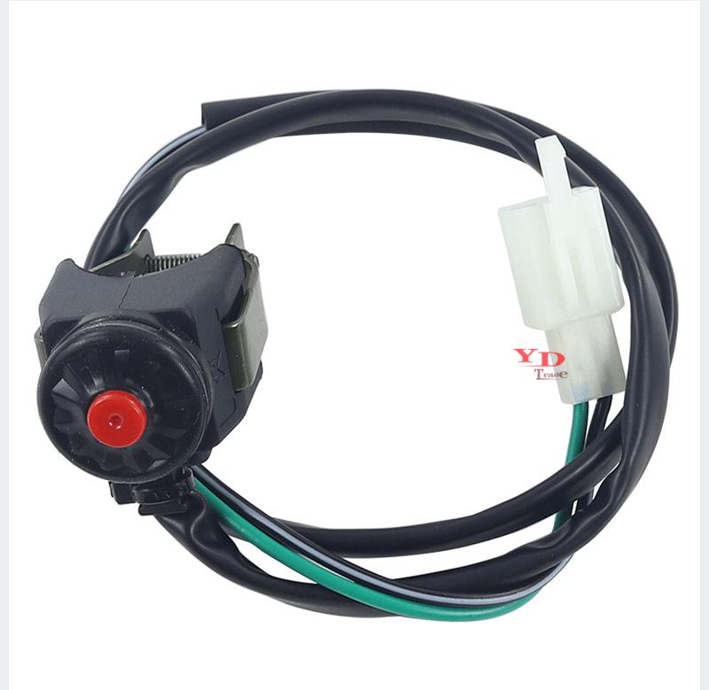 ATV Off-road Motorcycle 50-110CC Accessories: Foot Starter, Wiring Harness, Ignition Coil, High Voltage Electrical Components.