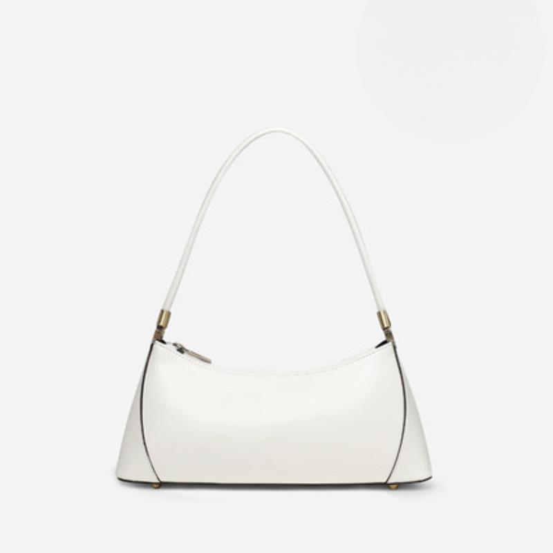 

Сумка на одно плечо Корейская версия трендовой универсальной сумки-багуета с подмышечным ремнем Женская сумка белый