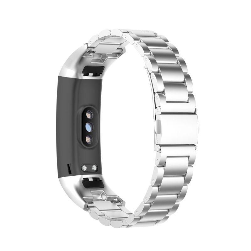 Suitable for Huawei for Honor Band 5 4 Watch Band Adjustable Stainless Steel Replacement Strap Wristband Bracelet Rust P