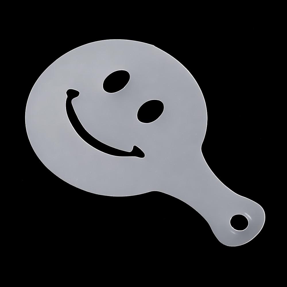 16pcs DIY Cake Latte Cappuccino Foam Tool Decorating Coffee Art Stencils