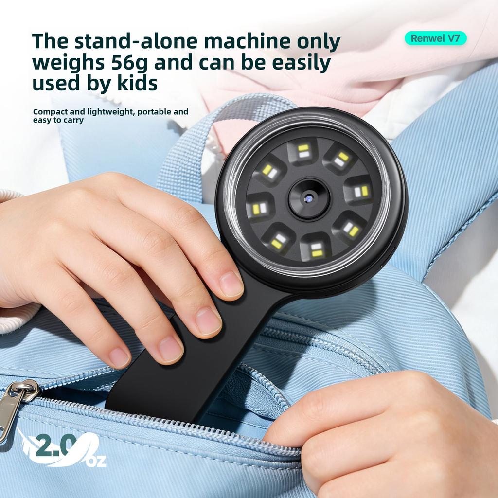 Handheld Digital Magnifying Glass Microscope, 2 Million High Definition Industrial Electronics The Elderly Special Magnifying Glass