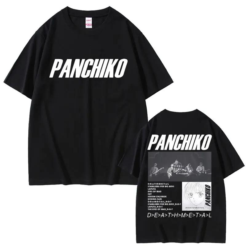 Rock Band Panchiko DEATHMETAL Album Grafikdruck T-Shirt Herren Damen Vintage Freizeit T-Shirts Männliche Oversized T-Shirts Gothic Streetwear
