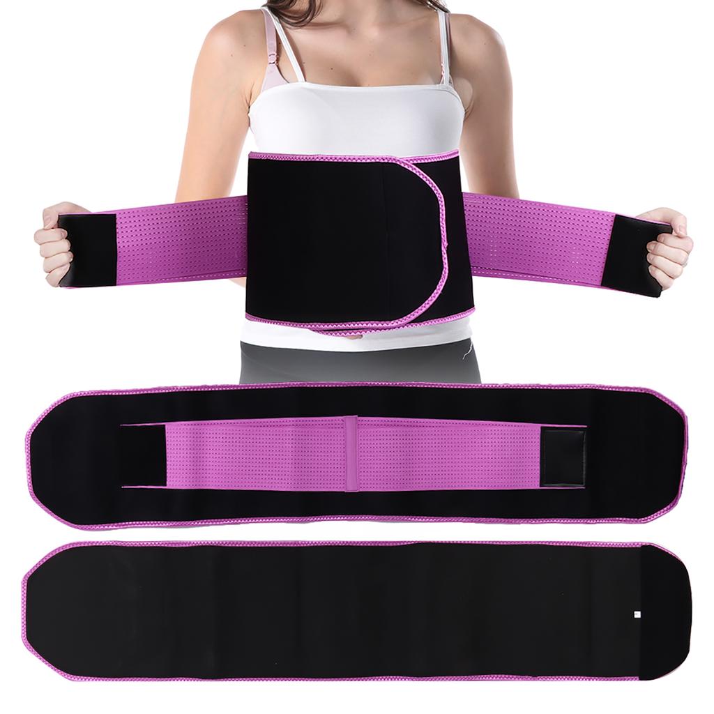 Waist Trainer Belt Multi Functional Elastic Weight Lifting Sweating Waist Protective Belt(L 23 x 117cm )
