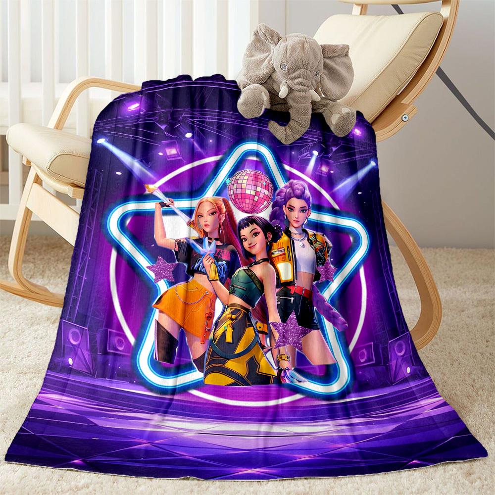 Dance Party Stars Blanket Comfortable Great for Chair Bed Couch Four Seasons Multipurpose Modern Style Best Holiday Gift for Friends Family