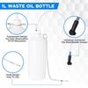 Transparent Brake Fluid Reservoir 1L Brake Bleeder Bottle with 60cm Hose & Universal Rubber Adapter Manual Brake Bleeder Device