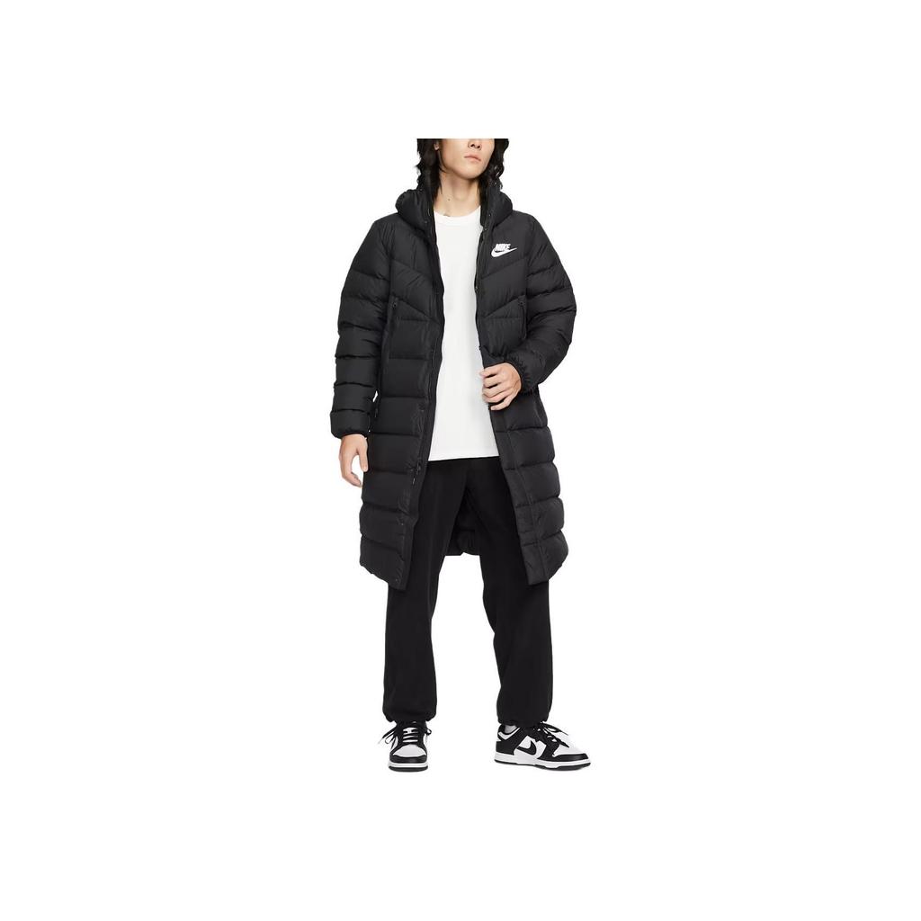 Nike Odzież sportowa Puchowa Parka Windrunner Lekka Oddychająca Ciepła Wodoodporna z Kapturem z Długim Rękawem Kurtka Puchowa Męska kurtki IB2963-010