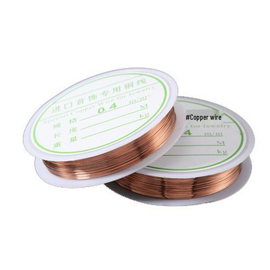 Handmade Copper Wire for Jewelry: 0.2-1.0mm, Gold, Silver, and Natural Colors