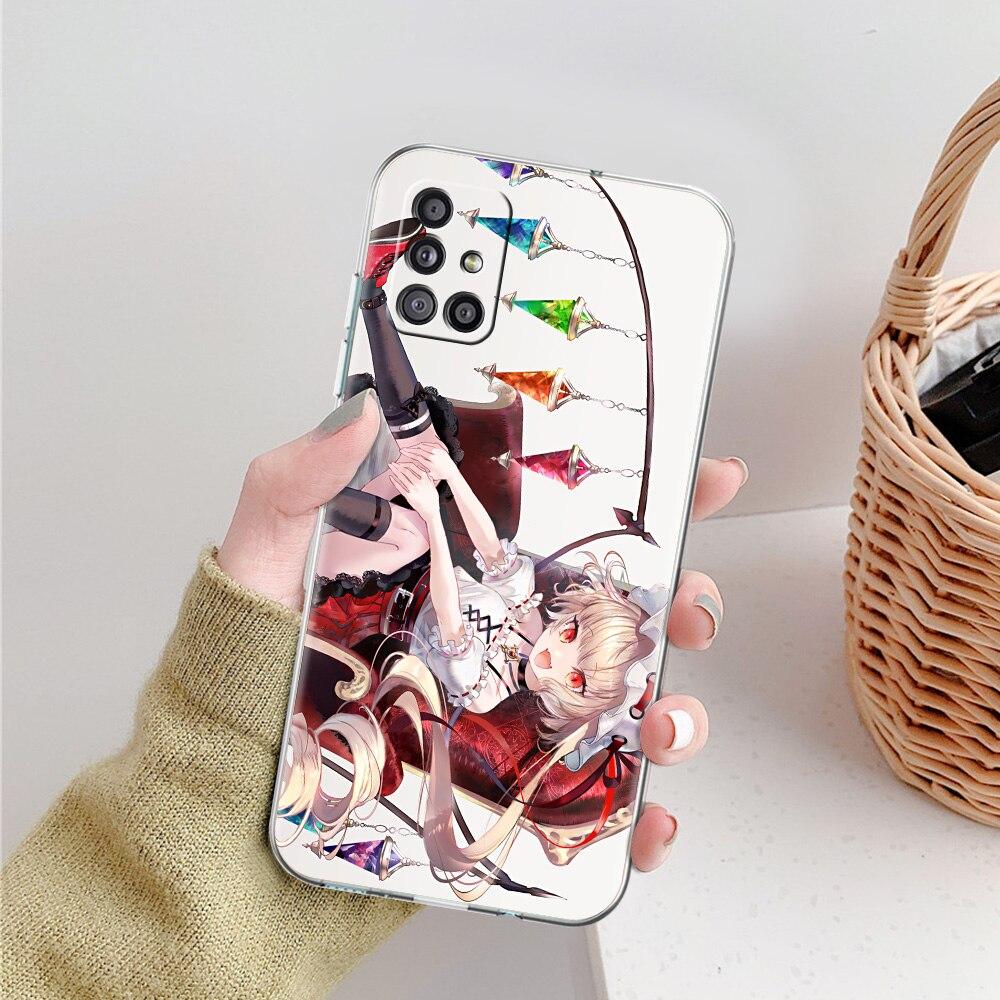 Anime TouHou Project Girl Phone Case For Samsung Galaxy A51 A71 A21S A12 A11 A31 A41 A52 A32 5G A72 A01 A50 A70 Soft Clear Cover