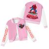 Kids' Stylish Color Neck Baseball Jacket for Boys and Girls Casual Outerwear