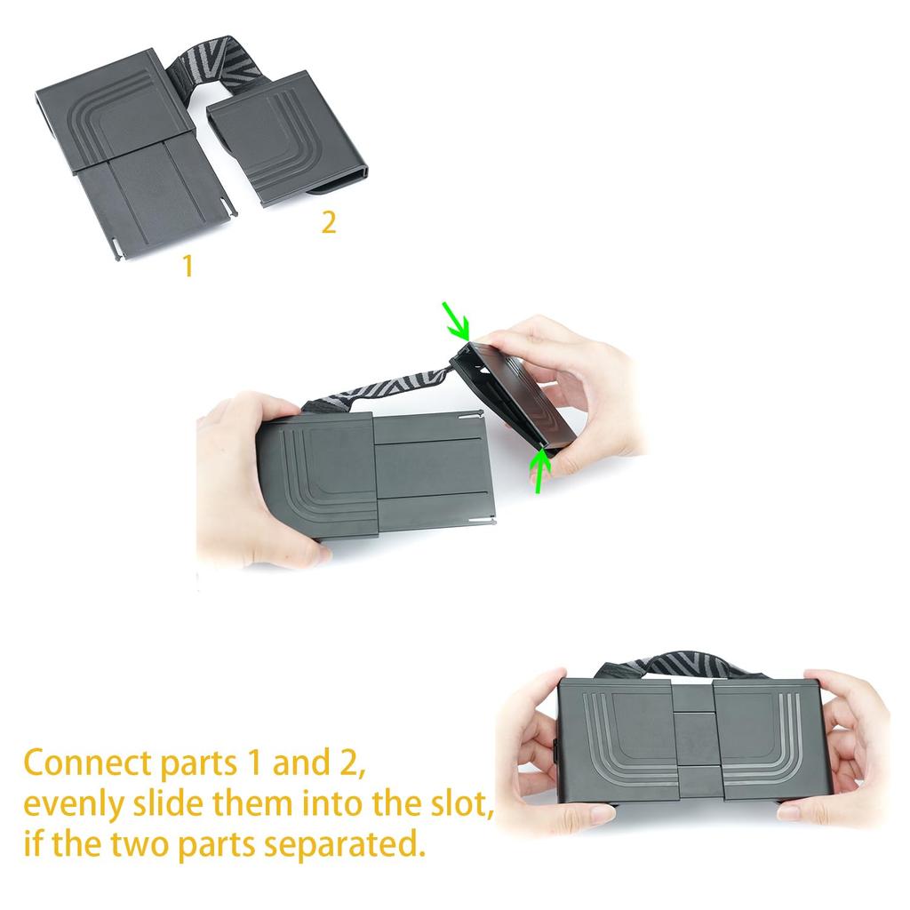 TFY Sonnenblende für Handy & Fernbedienung - Klare Sicht und einfacher Aufbau