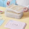 Multi-Layer Wonton Storage Box Stackable Frozen Dumpling Storage Box Dumpling Storage Box  Kitchen