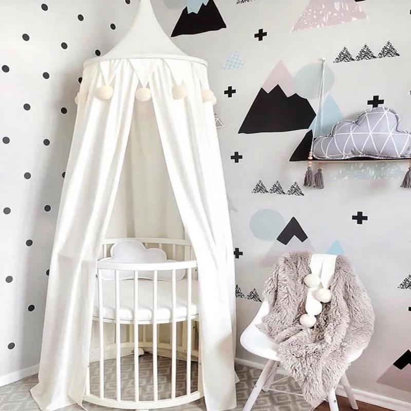 Mosquito Net Baby Crib Curtain Hanging Tent Girl Princess Mosquito Net Home Decoration Play Living Room Bedroom Corner Bed Decor