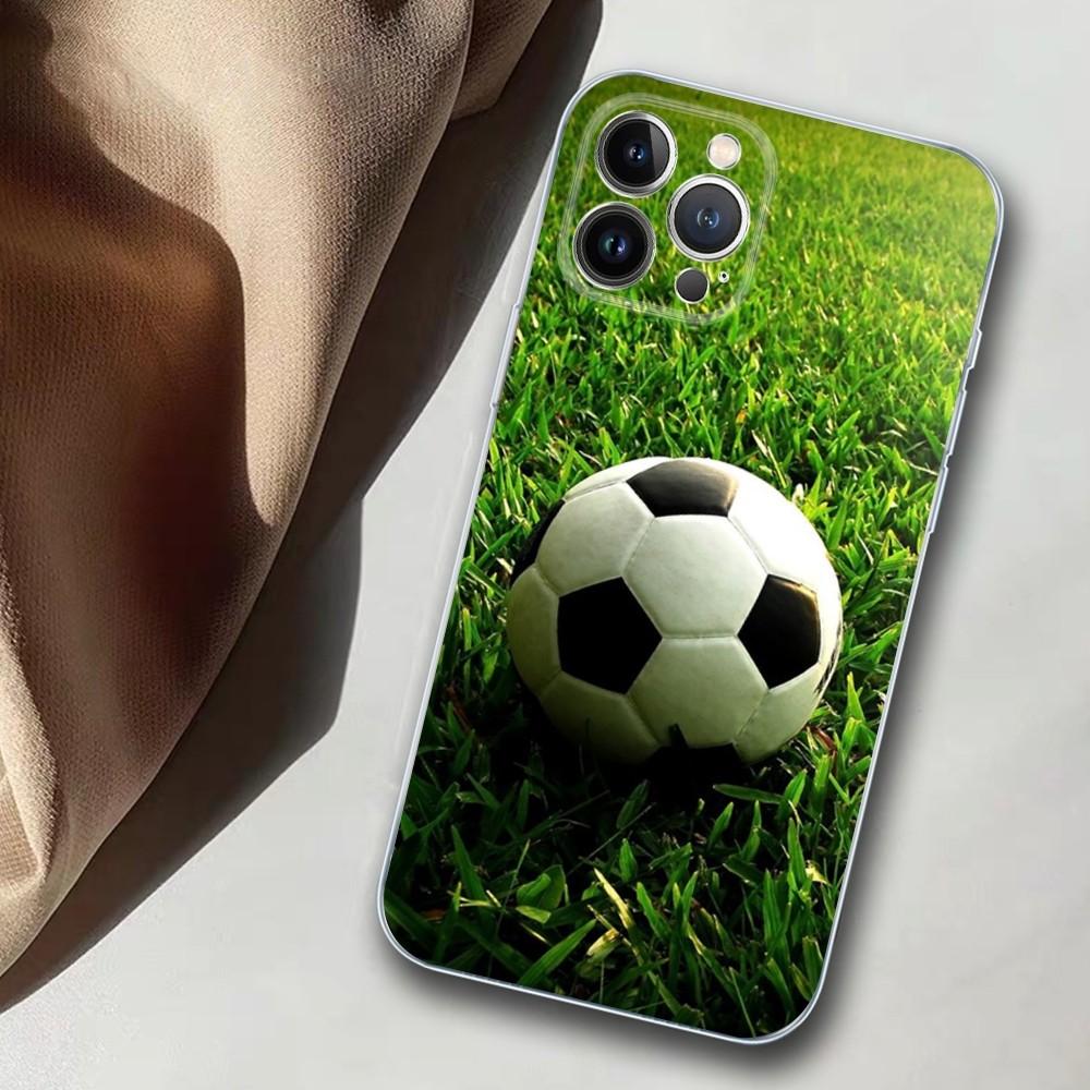 Soccer Ball Phone Case For iPhone 14 11 12 13 Mini Pro XS Max Cover 6 7 8 Plus X XR SE 2020 Funda Shell