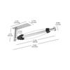 Stainless Steel Paper Towel Holder Punch-free Bathroom Toilet Paper Holder Storage Rack Kitchen Organizer Adhesive Wall Mount