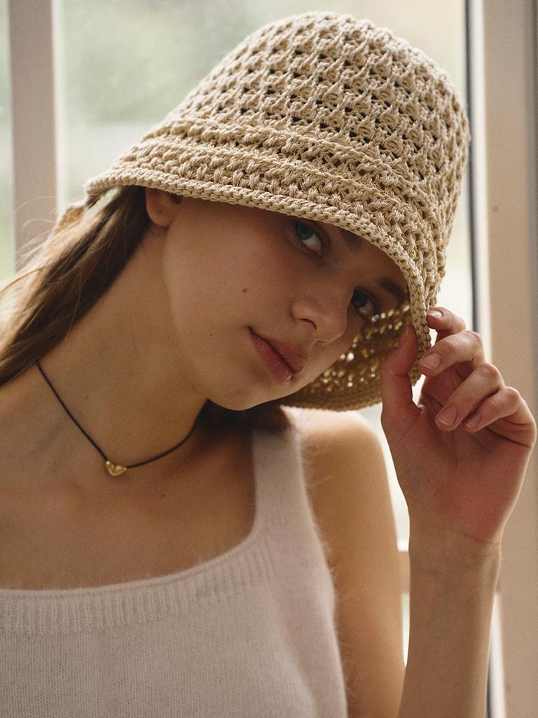 Meleuhen Sylo Strap Bonnet Hat_3Color