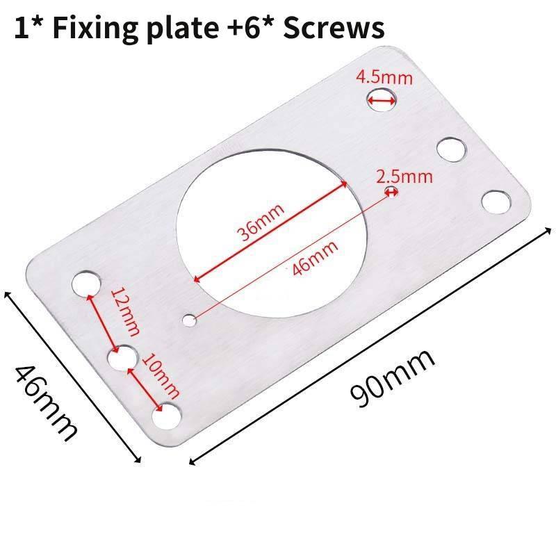 Cupboard Door Kitchen Hinge Repair Kit Plate Fixing Screws Cabinet Durable Tool