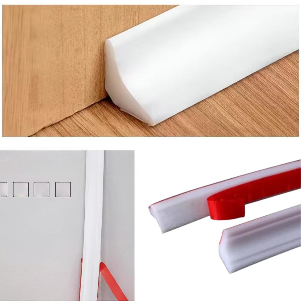Soft Line Ceiling Strip Self Adhesive DIY Decorative Strip TPE Wall Corner Beauty Seam Kitchen Bathroom Window