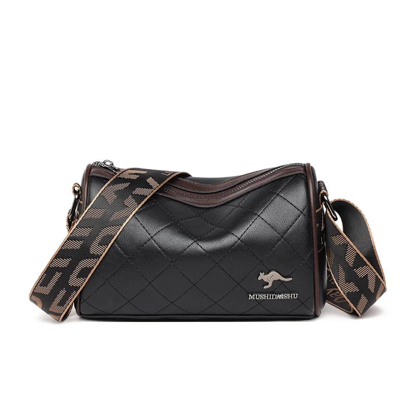 

Кожаная сумка-мессенджер для женщин, вышитая сумка, женская сумка через плечо