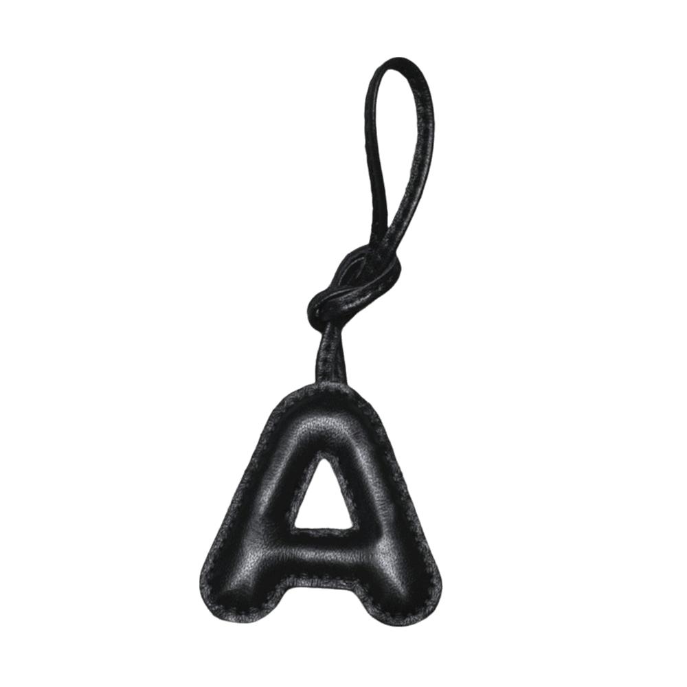 26 Initials Leather Alphabet Key Chain Genuine Sheepskin Car Pendant  Ladies