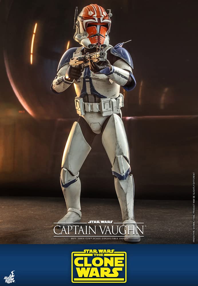 TV Masterpiece Star The Clone Wars Captain Vaughn Maßstabfigur White Wars 1/6