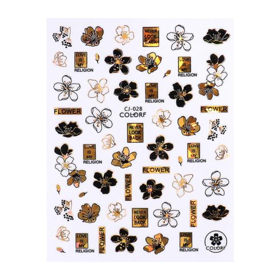 

Маникюрная наклейка, легко наносится, легкая бумага, черная бронзирующая маникюрная наклейка, наклейка для 1