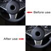 Auto Lenkrad Dekoration Aufkleber Rahmen Carbon Faser Abdeckung Innen Accesorios Para El Coche Für BMW E60 5-Serie 2004-2010