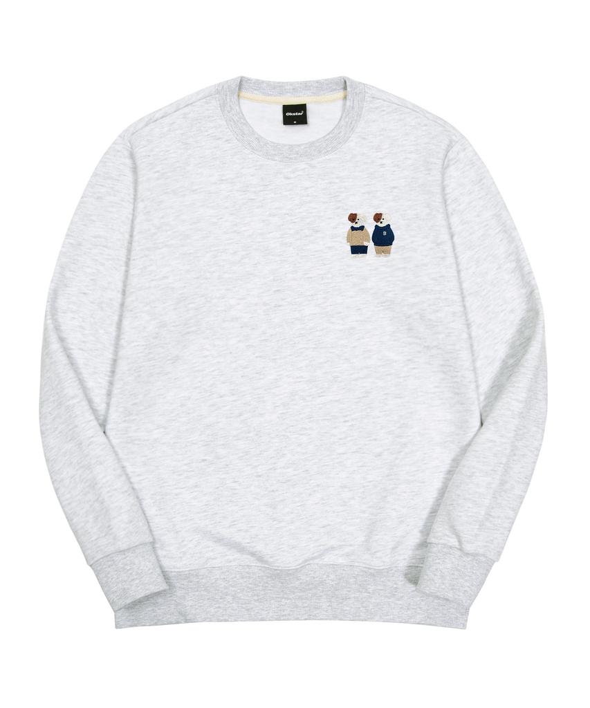 OKSTAR Mini Me Friends Brodog Embroidered Double-Sided Sweatshirt (Type C)