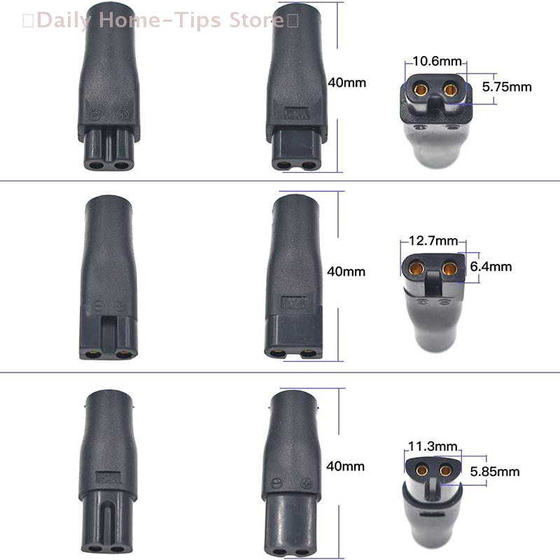 8 Stück 5V Stromkabel, Universelles USB-Adapterkabel für Elektrorasierer & Haarschneider, Ersatzladegerät