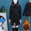 Women's Plush, Thickened Loose Fit Plaid Jacket - Winter 2024 Trendy, Age-Reducing Style