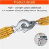 1Pc 3M/4M Heavy Duty 4T/5T Car Tow Rope with Hooks Emergency Road Recovery Towing Cable Heavy Duty Universal Auto Accessories