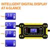 12V 6A Smart Pulse Lead-Acid Battery Charger for Car and Motorcycle