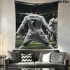 C Ronaldo Wall Tapestry Aesthetic Wall Hanging Printed Fabric Blanket Decorative Tapestries for Bedroom Living Room Home Decor