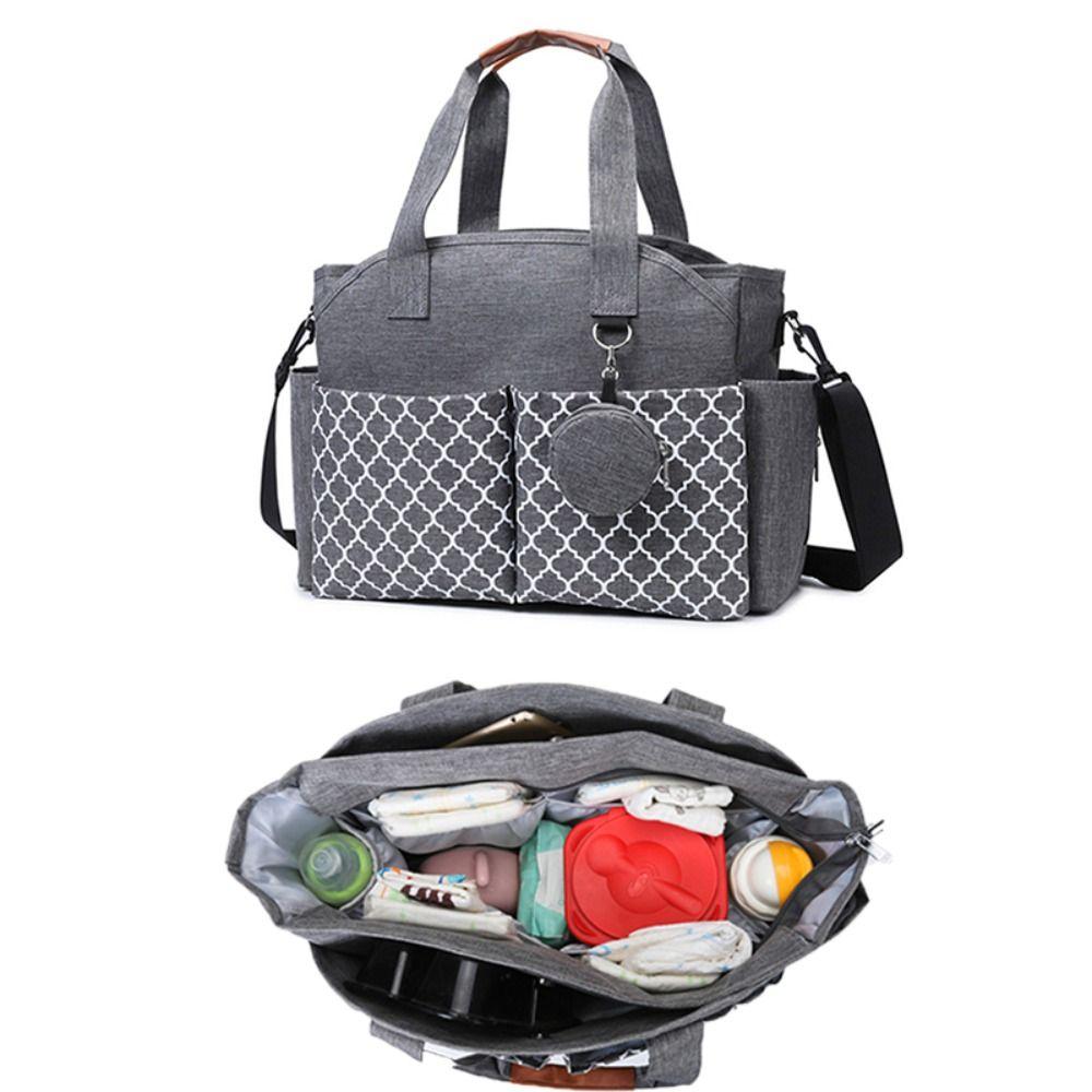Wear-resistant Baby Diaper Bag Multi-compartment Mom Stroller Bag Practical Mommy Bag  Shopping