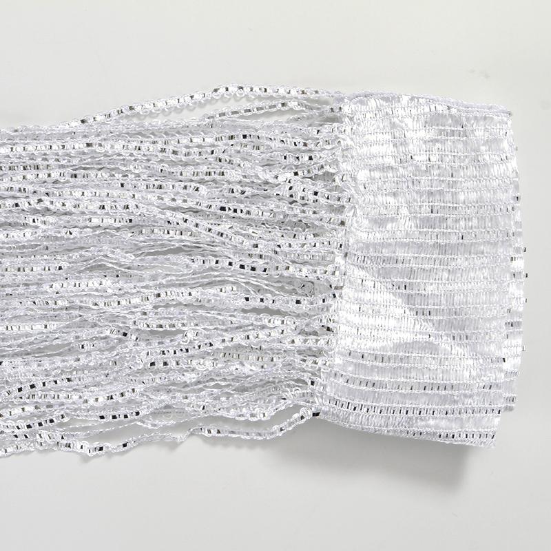 100cmX200cm Kurtyna sznurkowa na drzwi Błyszczący frędzel Błysk Linia drzwi Kurtyna okienna Lambrekina Przegroda Dekoracyjna na imprezę sypialnię wesele