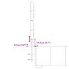 Box Spring Bed with Mattress Light Grey 90x200 cm Fabric