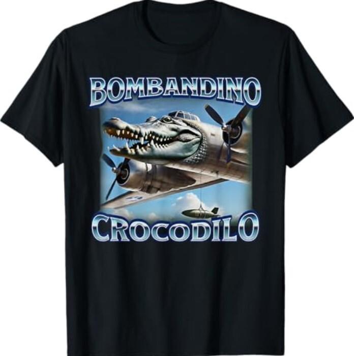 Italian Brainrot Bombardino Crocodilo T-Shirt Unisex T-Shirt S