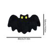 50*80cm Bat Door Mat Halloween Front Door Bat Rug Dirty-resistant Wear-resistant Slip-resistant Carpet Atmosphere Decoration