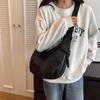 Casual Canvas Crossbody Bag for Women Designer Black/White/Red Shoulder Bags Large Capacity Tote Men Travel Shopping Bag